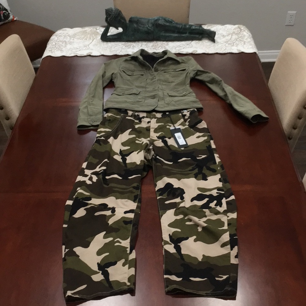 Nili Lotan, Emerson camo pants, 4